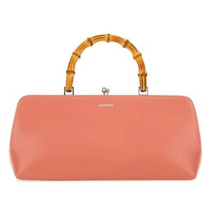 SOLD👜new jil sander salmon pink goji bag bamboo handle small